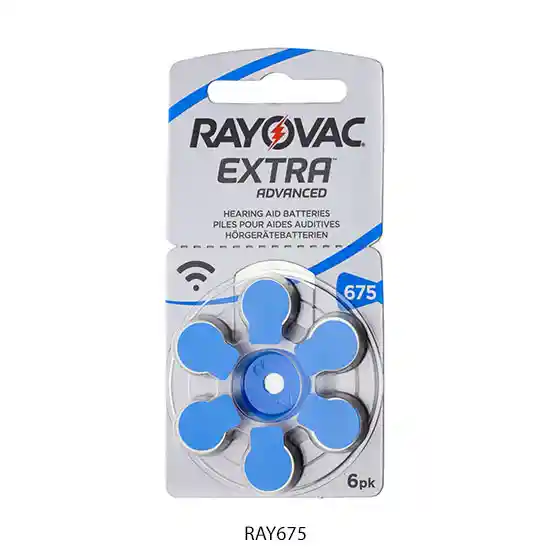 5 Blíster Pila N°675 Rayovac