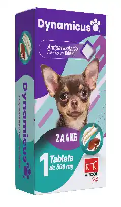 Dynamicus Perros 2 A 4kg 1 Tableta X 500mg (lufenuron-spinosad)