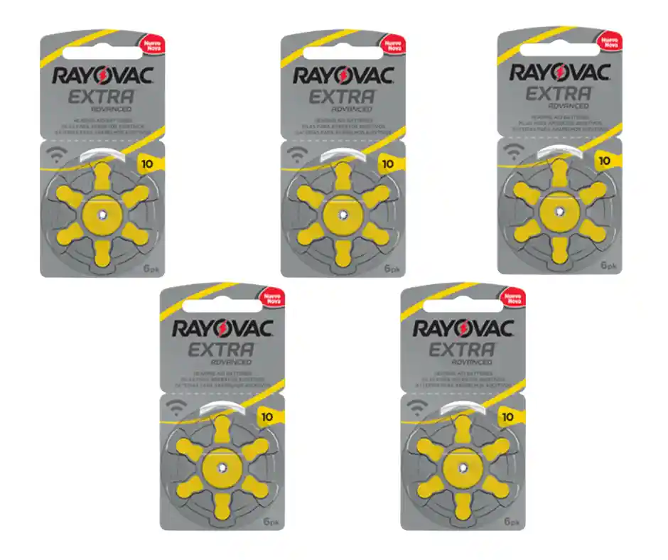 5 Blíster Pila N°10 Rayovac