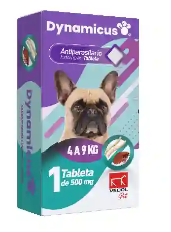 Dynamicus Perros 4 A 9kg 1 Tableta X 1000mg (lufenuron-spinosad)