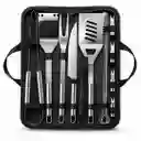 Set De Bbq De 15 Piezas Acero Inoxidable