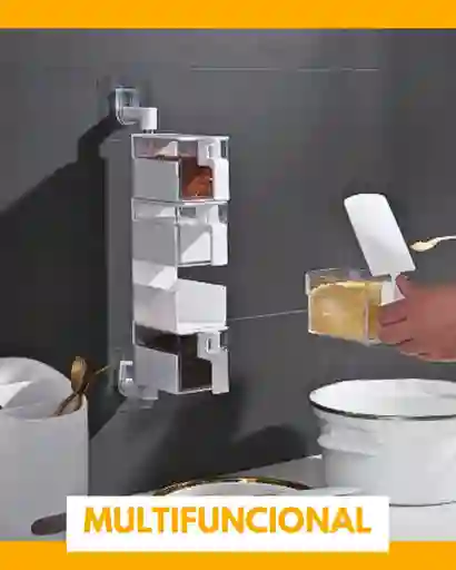 Condimentero Organizador De Especias 4 En 1
