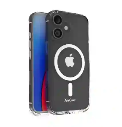 Estuche Transparente Impac Hybrid Series Clear/clear Para Iphone 17