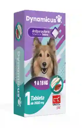 Dynamicus Perros 9 A 18kg 1 Tableta X 2000mg (lufenuron-spinosad)