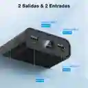 Power Bank 20000mah Bateria Portatil Con 2 Puertos De Usb Pantalla Led 1hora Gar117