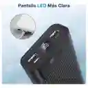 Power Bank 20000mah Bateria Portatil Con 2 Puertos De Usb Pantalla Led 1hora Gar117