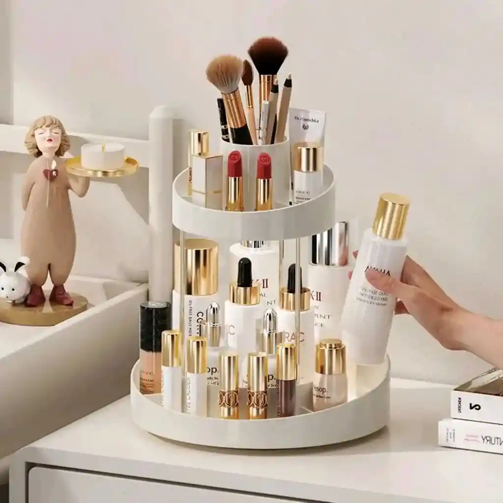 Organizador De Maquillaje Y Cosméticos Giratorio 360’