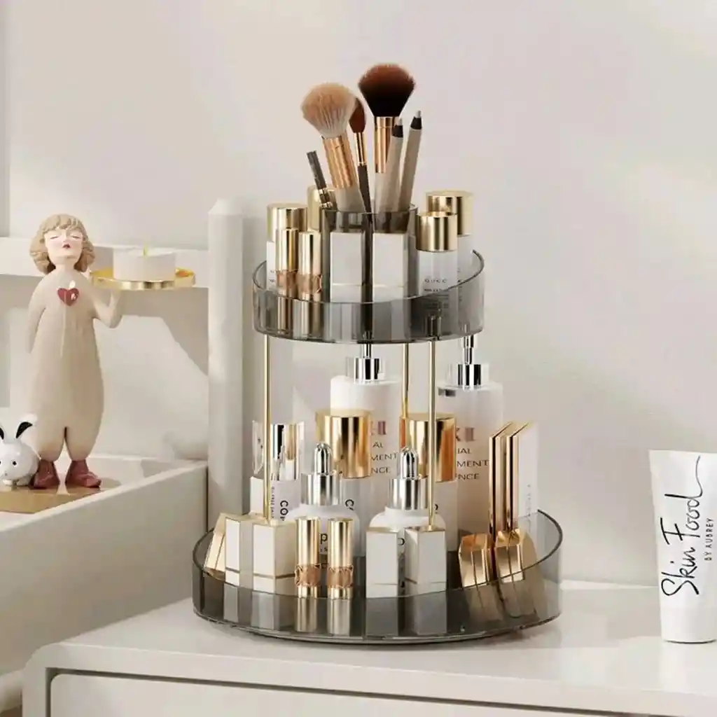 Organizador De Maquillaje Y Cosméticos Giratorio 360’