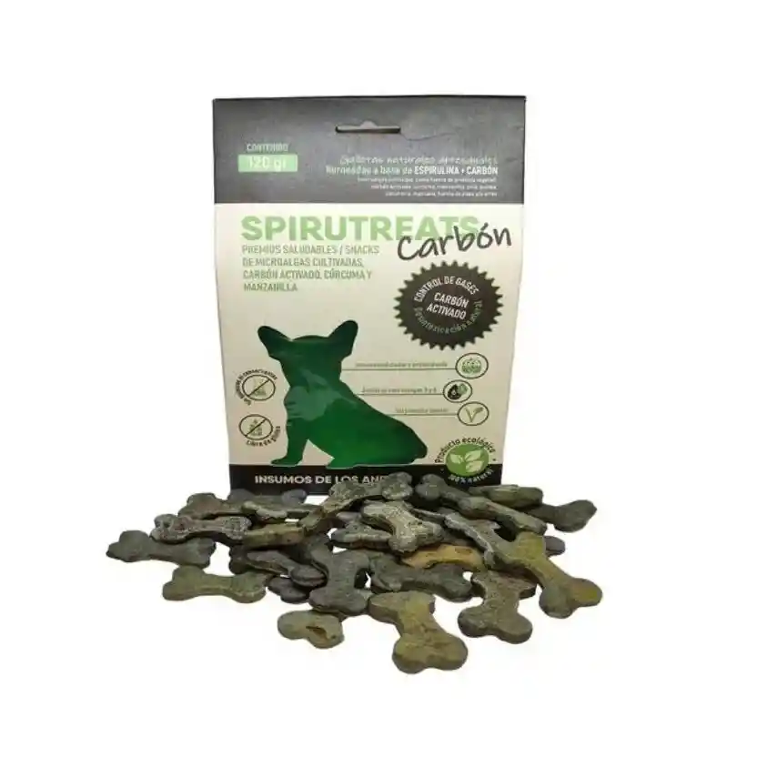 Spirutreats Carbon 120 Grs / Snack Para Perros