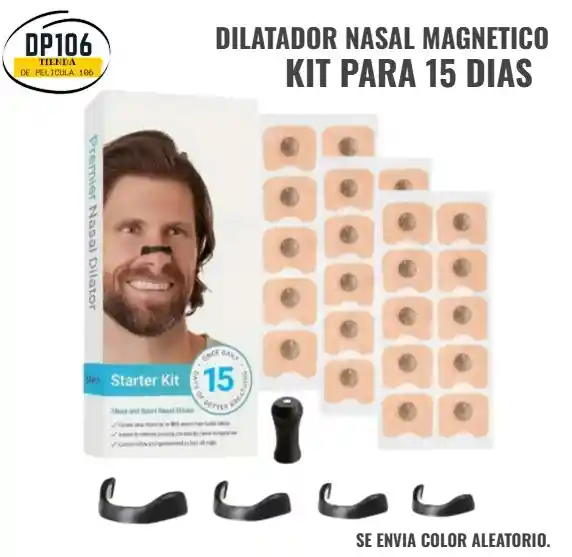 Kit Dilatador Nasal Magnetico 15 Días Antirronquidos Y Deportivo