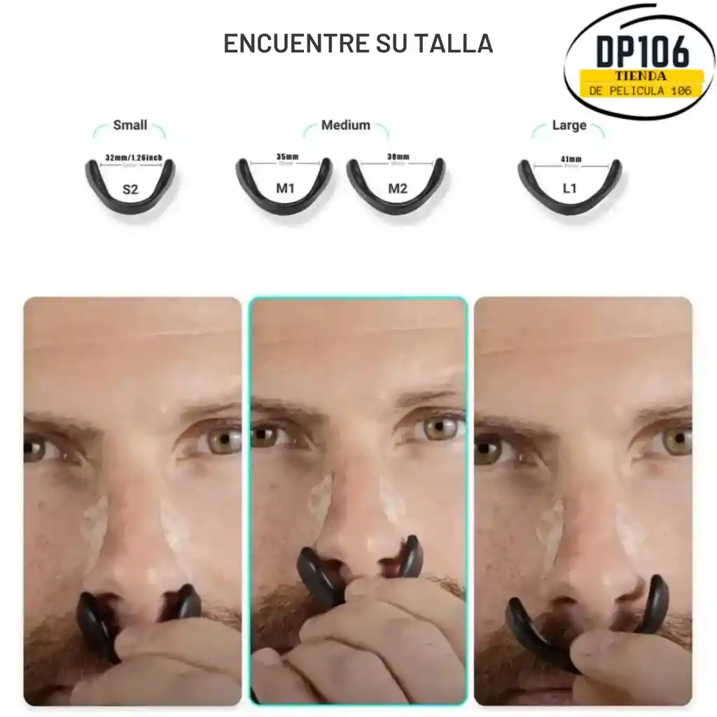 Kit Dilatador Nasal Magnetico 15 Días Antirronquidos Y Deportivo