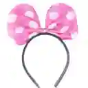 Diadema Balaca Con Luz Minnie Mouse Rosado Disfraz Halloween