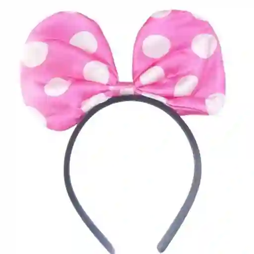 Diadema Balaca Con Luz Minnie Mouse Rosado Disfraz Halloween