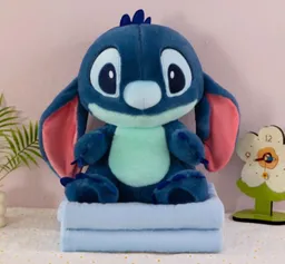 Peluche Con Cobija Stitch Ultra Suave Felpa