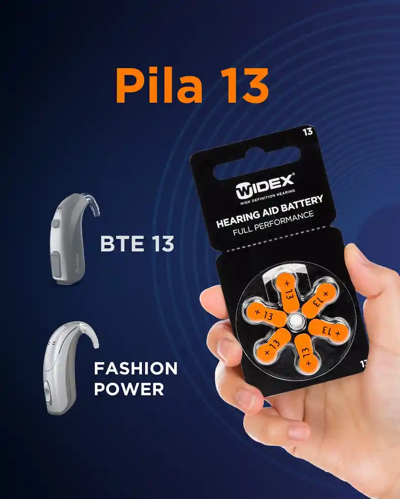 Caja Pila N°13 Widex