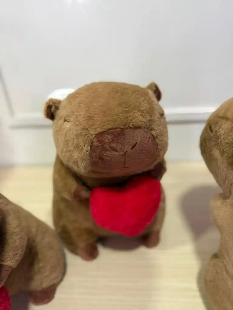 Capibara Corazón Con Alitas 30 Cm