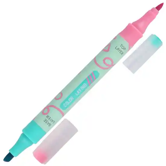 Resaltadores Doble Punta X6 Color Lanying