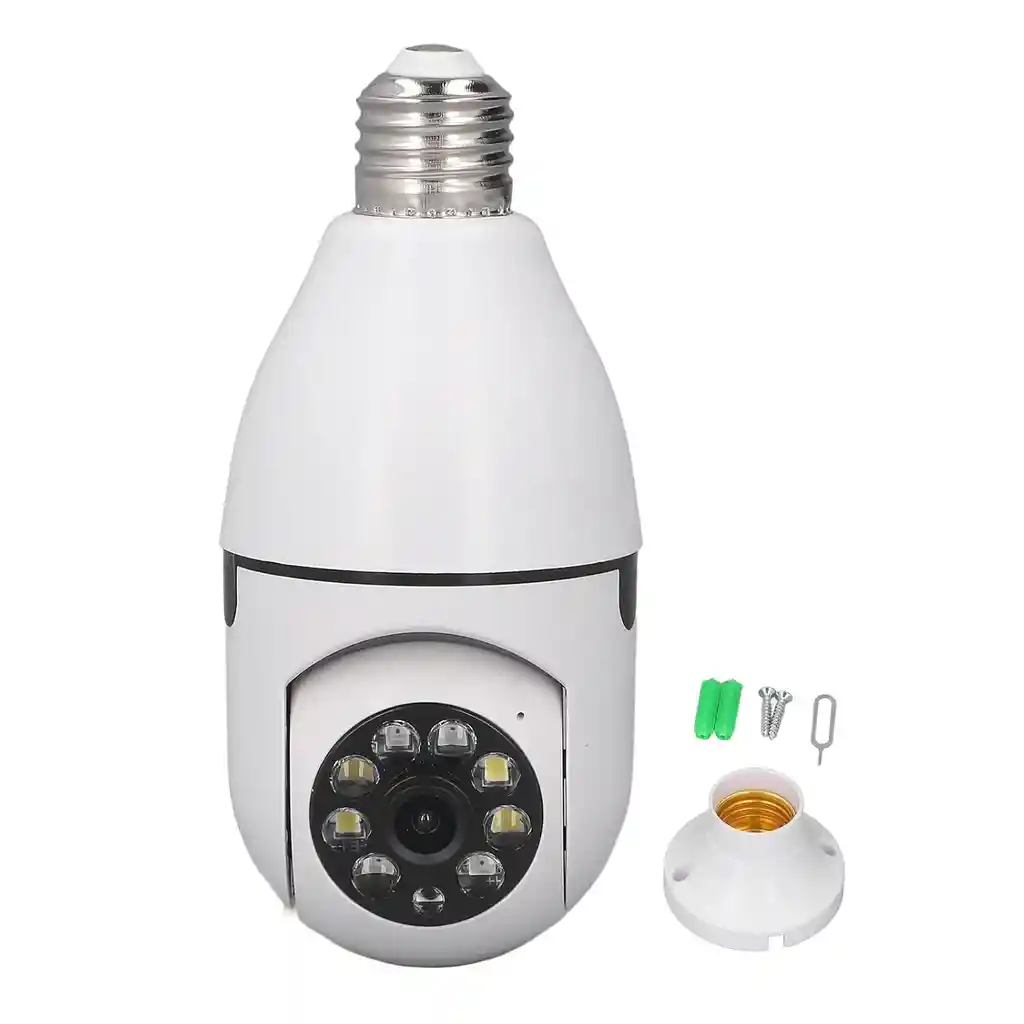 Camara De Seguridad Tipo Bombillo