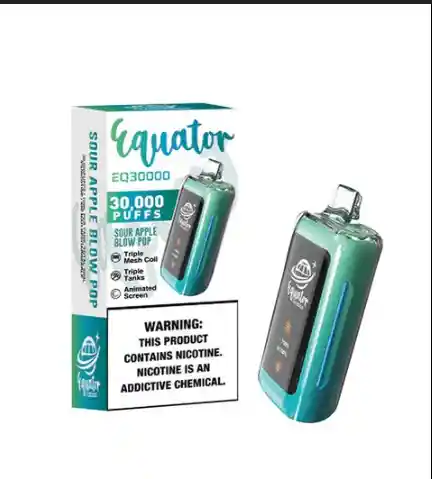 Equator Vape Sour Apple Blow Pop 30.000 Puff