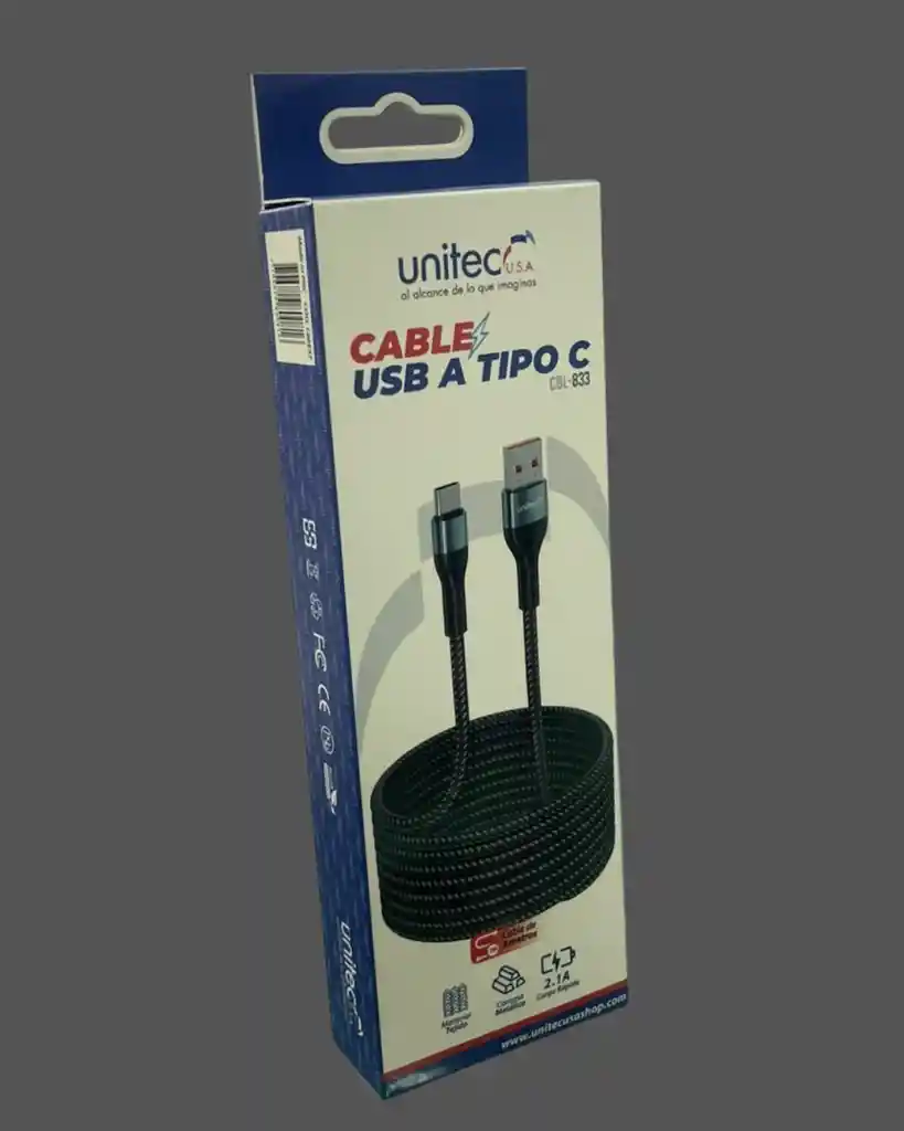 Cable Usb A Tipo C De 3m