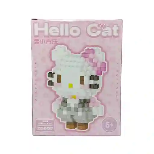 Lego Figura Hello Kitty Mediana Gris