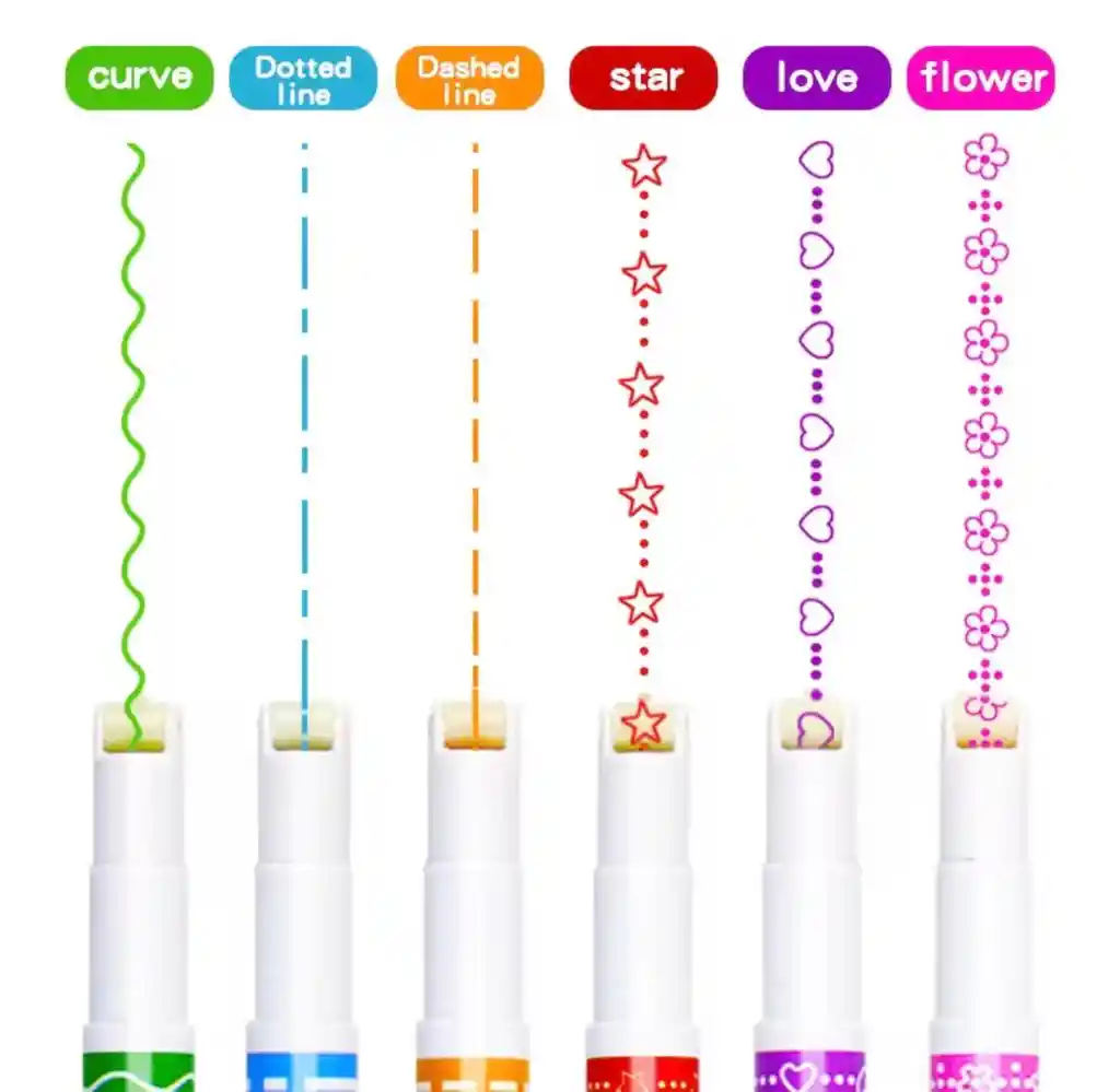 Pack Marcadores De Figuras (6 Unidades)
