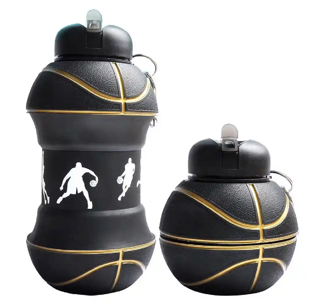 Termo Balon Basketball Negro 2 En 1