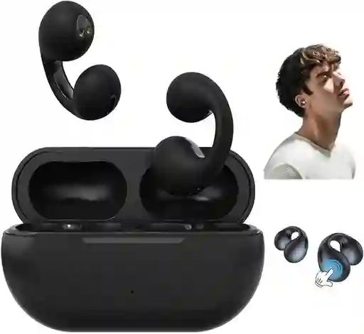 Audífonos Bluetooth Tipo Argolla – Negro O Blanco