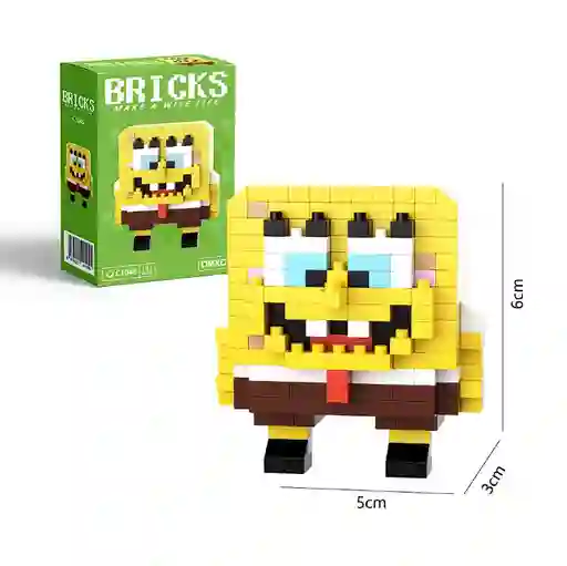 Lego Mini Figura Bob Esponja