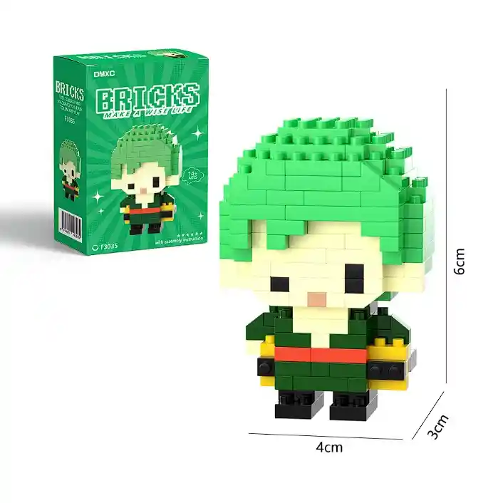 Lego Mini Figura One Piece Zoro