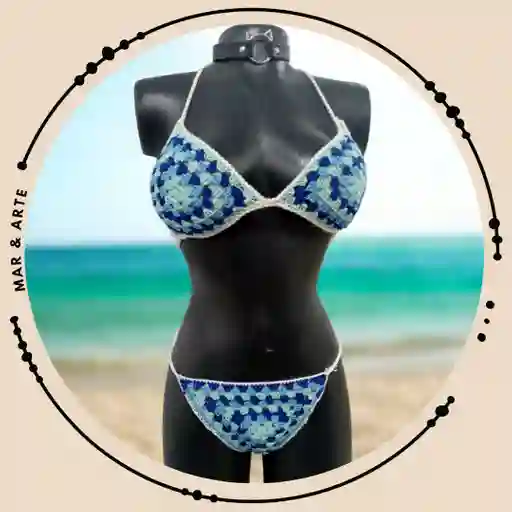 Traje De Baño Grannys Azul