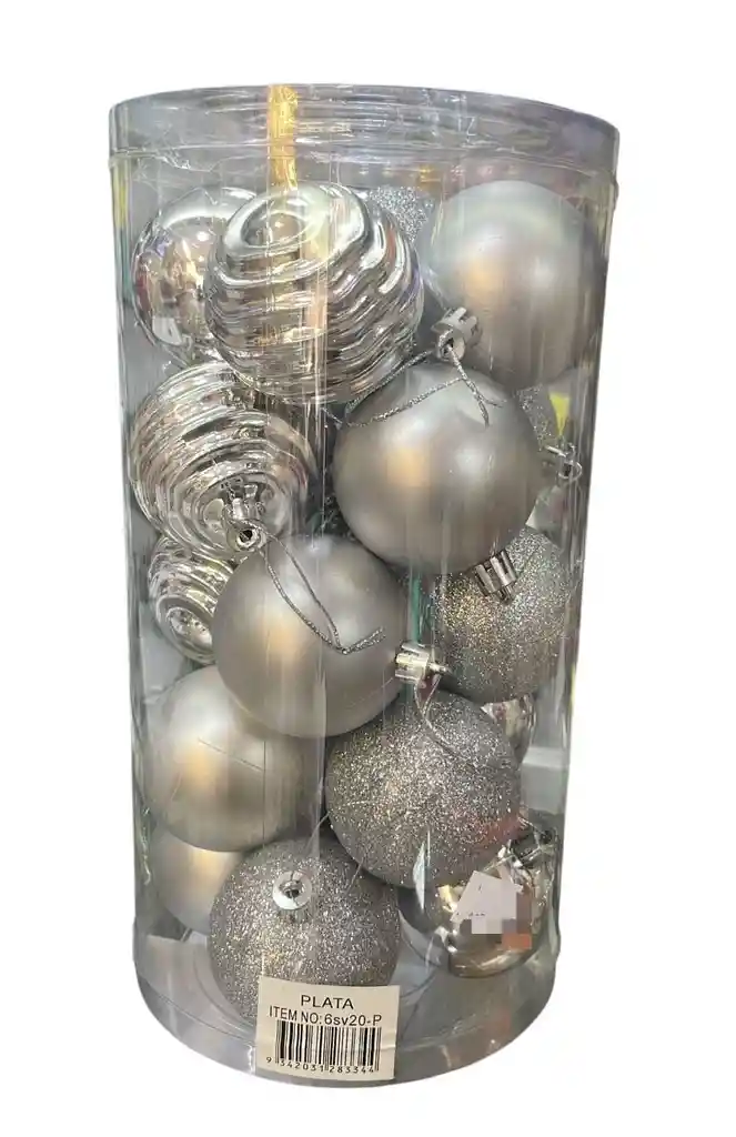 Bolas De Navidad 6 Cm X 20 Unidades Bolas Navideñas Decoracion Navideña