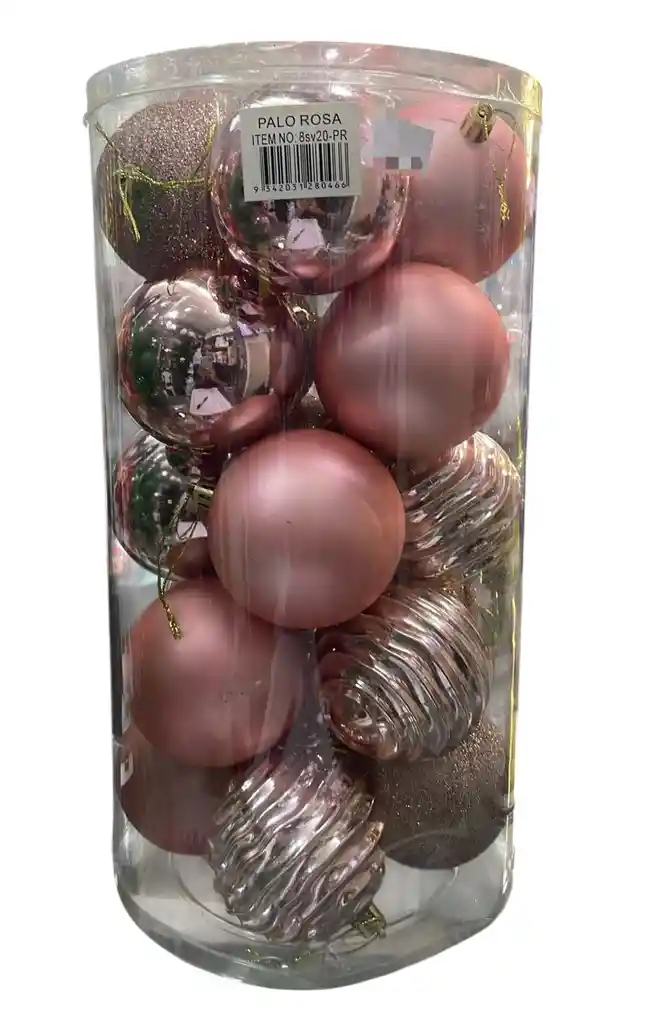 Bolas De Navidad 8 Cm X 20 Unidades Bolas Navideñas Decoracion Navideña