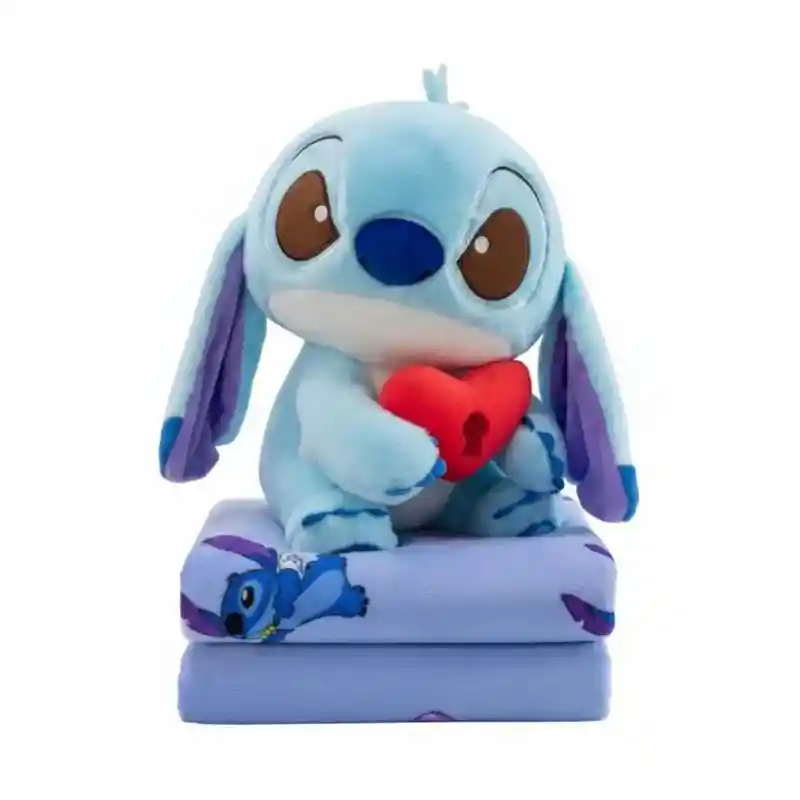Peluche Stitch Con Cobija Estampada