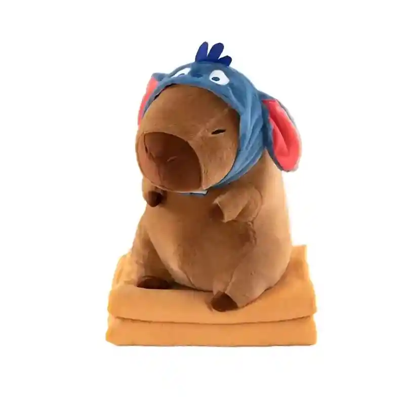 Peluche Capibara Con Cobija
