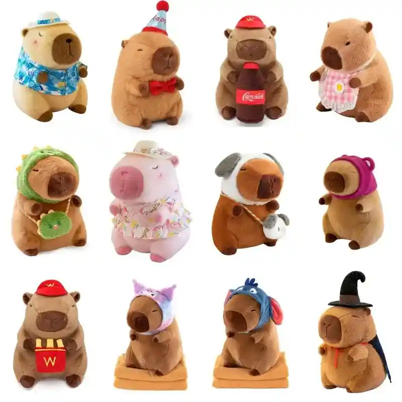 Peluche Capibara Con Cobija
