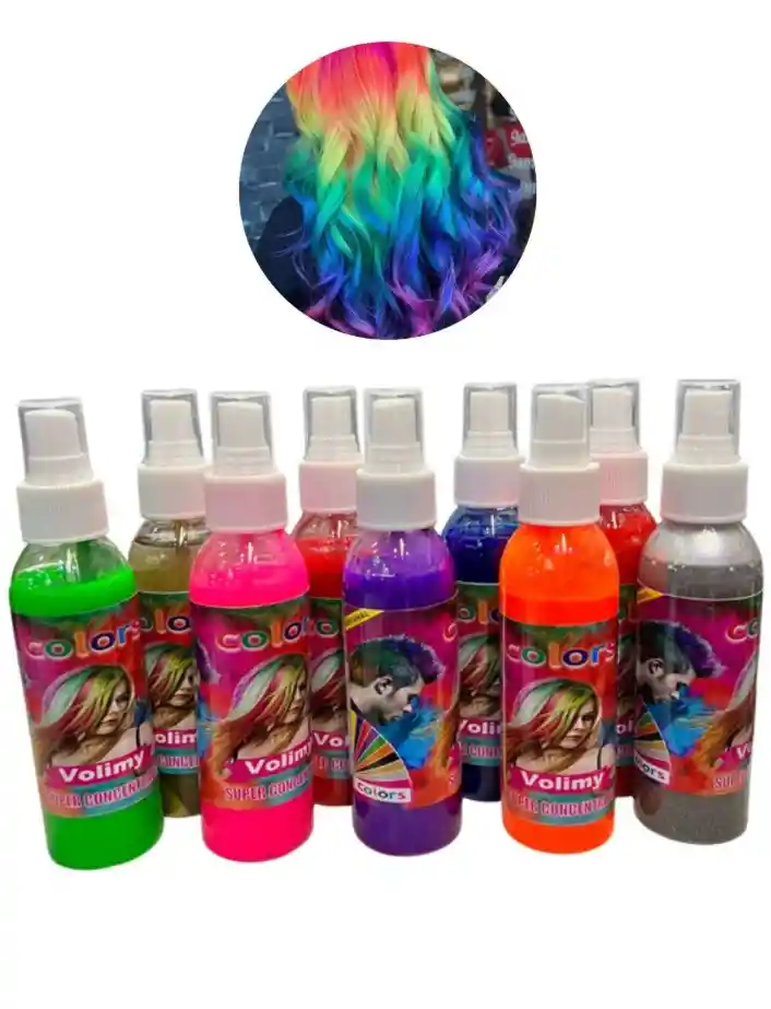 Spray Para El Cabello De Colores