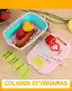Tabla De Cocina Plegable 7 En 1 Con Colador Y Escurridor Integrado – Multifuncional Y Compacta