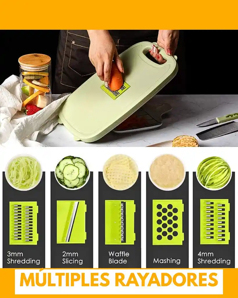 Tabla De Cocina Plegable 7 En 1 Con Colador Y Escurridor Integrado – Multifuncional Y Compacta