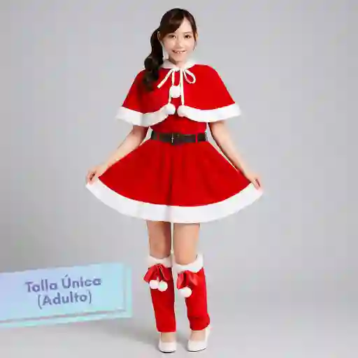 Disfraz Navidad Mamá Noel Mujer (talla Única)
