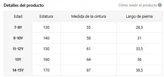 Licra Natación Niño De 13 Años.
