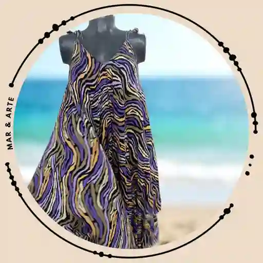 Enterizo Estampado Morado