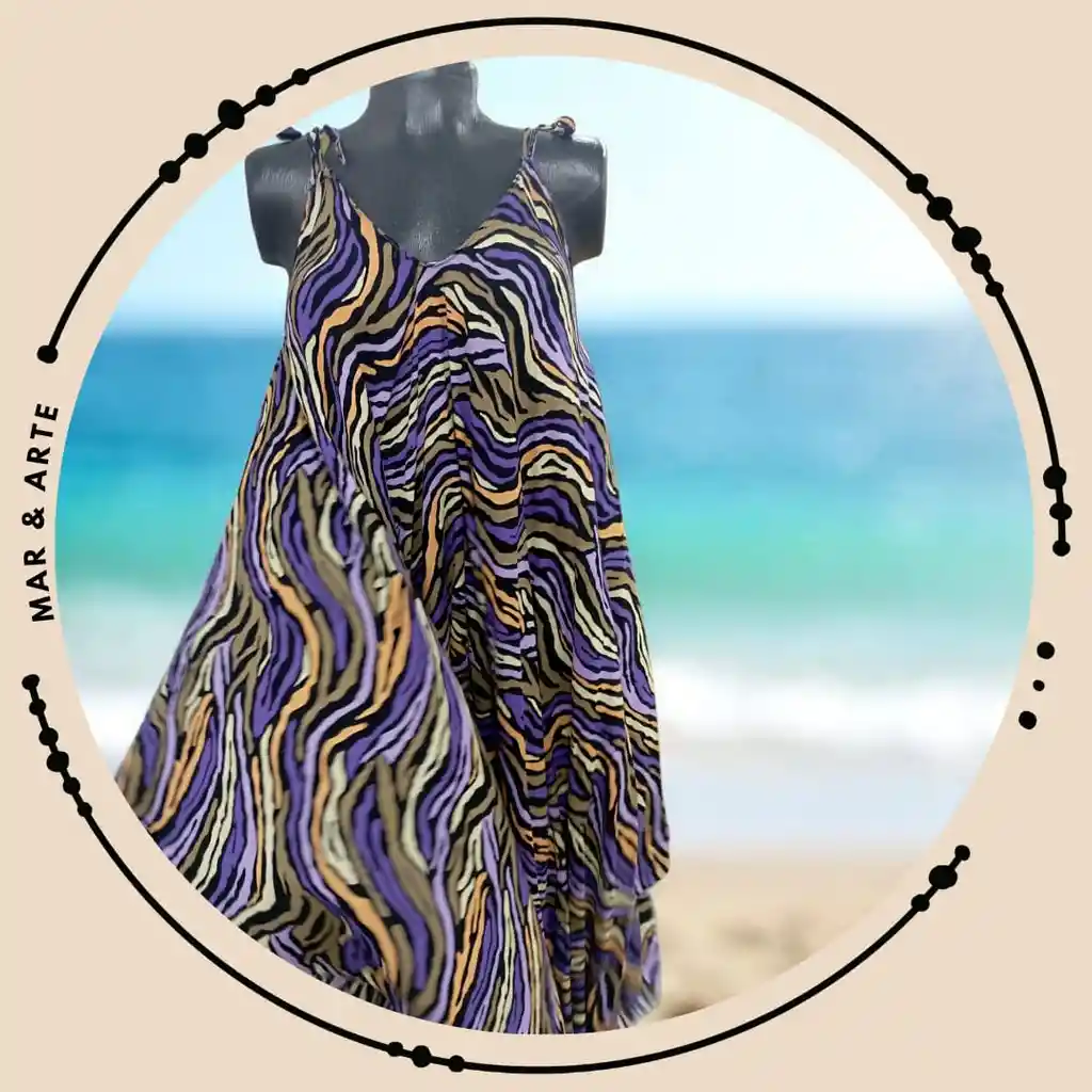 Enterizo Estampado Morado