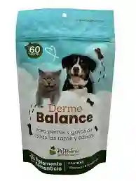 Suplemento Alimenticio Dermo Balance X 60 Tabletas Palatables