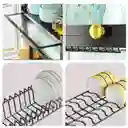 Organizador Y Escurridor De Platos Loza Con Tapa Premium