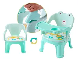 Silla De Comer Para Bebe Portátil Tipo Booster 2 En 1