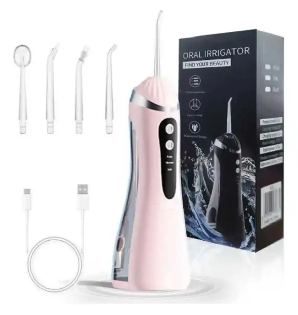 Irrigador Oral Dental Con 5 Cabezales Accesorio