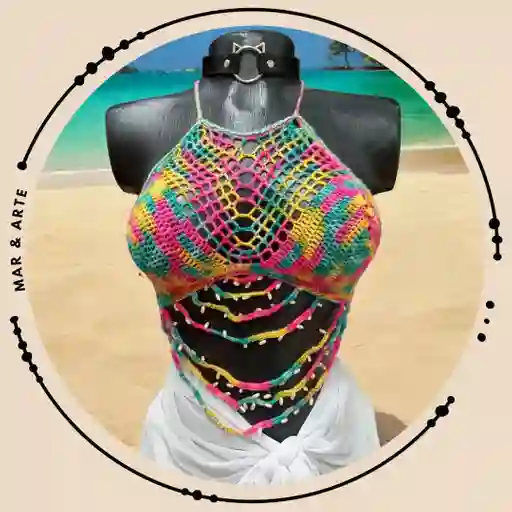 Top Multicolor Tejido