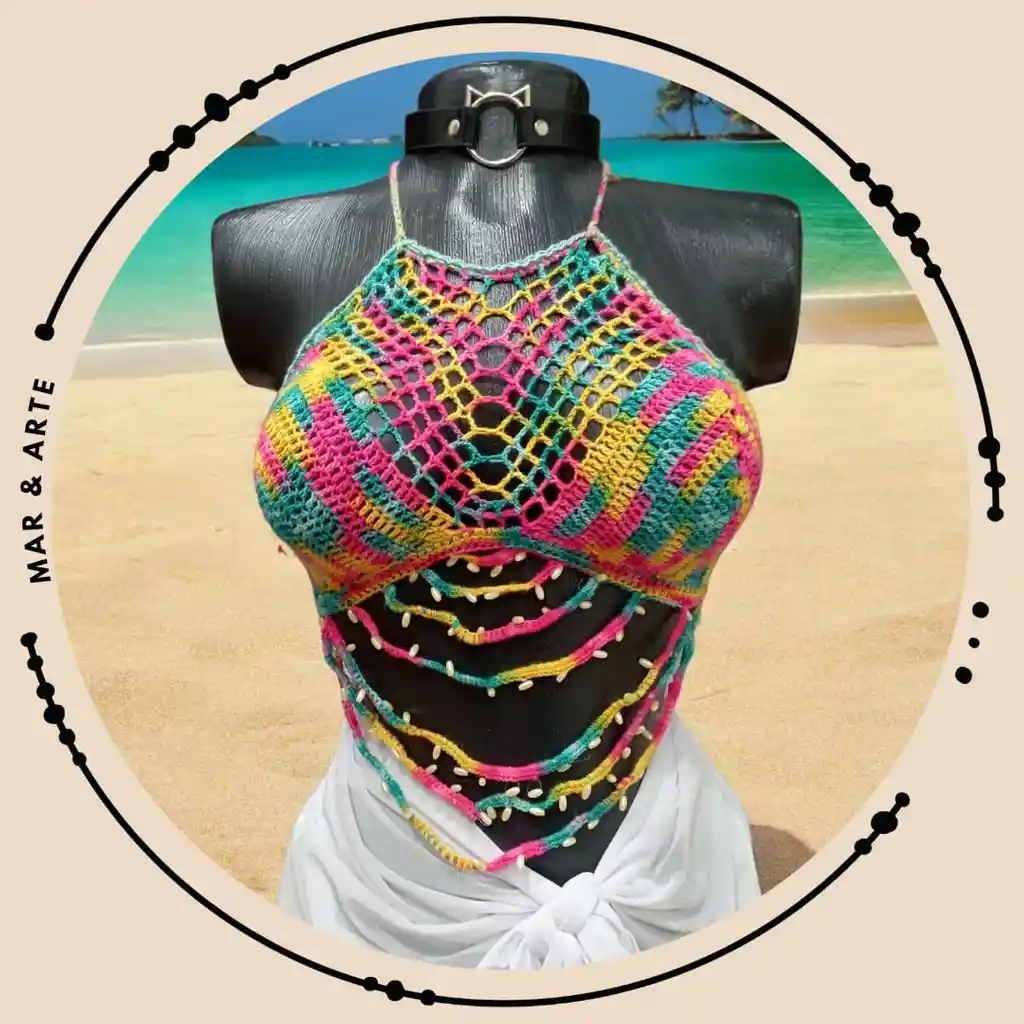 Top Multicolor Tejido