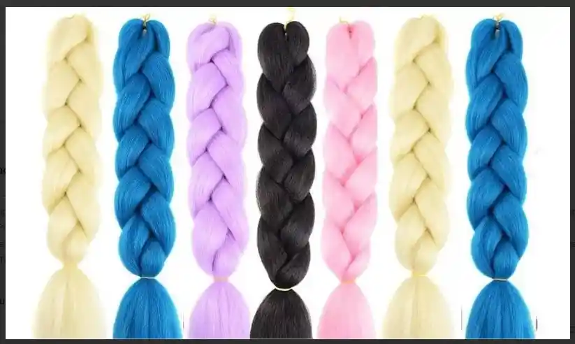 Kanekalon Pelo Sintético Trenzas Africanas Color